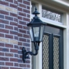 M31 væglampe | sekskantede smukke udendørs væglamper | støbejern | klassisk mørkegrøn | sort