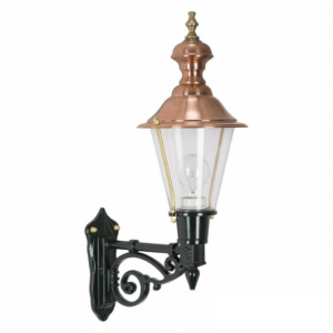 Væglampe Edam Kobberlampe i klassisk stil. Lille væglampe